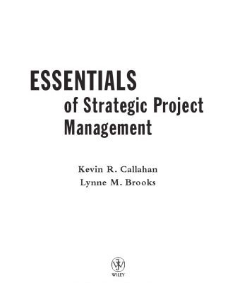 خرید و دانلود نسخه کامل کتاب Essentials of Strategic Project Management (Essentials (John Wiley))