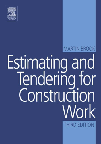 خرید و دانلود نسخه کامل کتاب Estimating and Tendering for Construction Work, Third Edition_68f79a3332065.jpeg خرید و دانلود نسخه کامل کتاب Estimating and Tendering for Construction Work, Third Edition