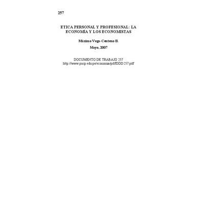 خرید و دانلود نسخه کامل کتاب Ética personal y profesional: la economía y los economistas