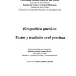 خرید و دانلود نسخه کامل کتاب Etnopoética quechua. Textos y tradición oral quechua