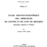 خرید و دانلود نسخه کامل کتاب Étude biostratigraphique des ammonites du centre et de l’est du Mexique (Jurassique supérieur et Crétacé)