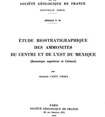 خرید و دانلود نسخه کامل کتاب Étude biostratigraphique des ammonites du centre et de l’est du Mexique (Jurassique supérieur et Crétacé)