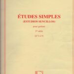 خرید و دانلود نسخه کامل کتاب Etudes simples pour guitare. 1ere serie (No. 1 a 5)