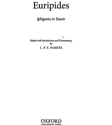 خرید و دانلود نسخه کامل کتاب Euripides: Iphigenia in Tauris