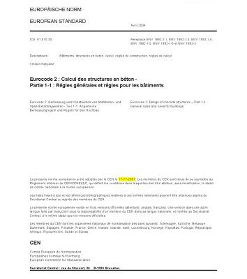 خرید و دانلود نسخه کامل کتاب Eurocode 2 : Calcul des structures en béton – Partie 1-1 : Règles générales et règles pour les bâtiments