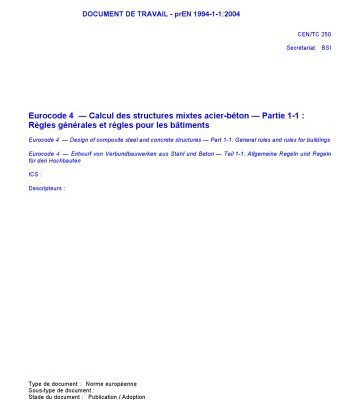 خرید و دانلود نسخه کامل کتاب Eurocode 4 — Calcul des structures mixtes acier-béton — Partie 1-1 : Règles générales et règles pour les bâtiments
