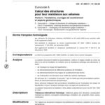 خرید و دانلود نسخه کامل کتاب Eurocode 8 Calcul des structures pour leur résistance aux séismes Partie 5 : Fondations, ouvrages de soutènement et aspects géotechniques