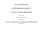 خرید و دانلود نسخه کامل کتاب Evaluation of network reliability calculation methods