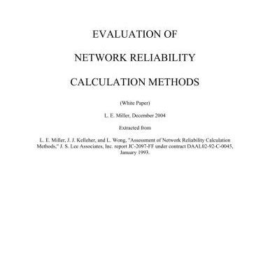 خرید و دانلود نسخه کامل کتاب Evaluation of network reliability calculation methods