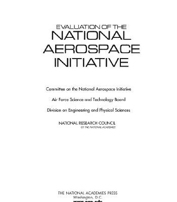 خرید و دانلود نسخه کامل کتاب Evaluation Of The National Aerospace Initiative