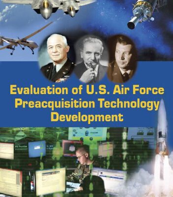 خرید و دانلود نسخه کامل کتاب Evaluation of U.S. Air Force Preacquisition Technology Development