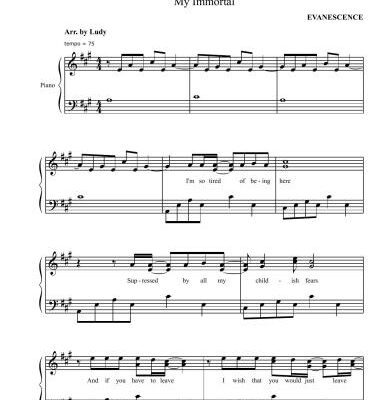 خرید و دانلود نسخه کامل کتاب Evanescence – My immortal