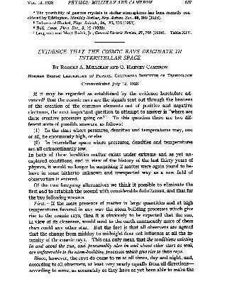 خرید و دانلود نسخه کامل کتاب Evidence That the Cosmic Rays Originate in Interstellar Space