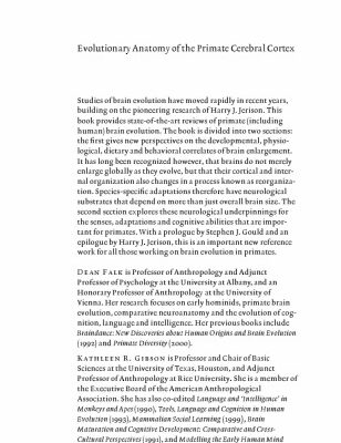 خرید و دانلود نسخه کامل کتاب Evolutionary Anatomy of the Primate Cerebral Cortex