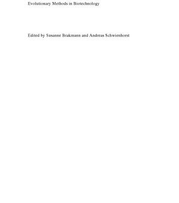 خرید و دانلود نسخه کامل کتاب Evolutionary Methods in Biotechnology: Clever Tricks for Directed Evolution