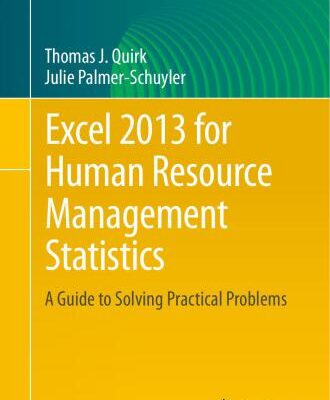 خرید و دانلود نسخه کامل کتاب Excel 2013 for Human Resource Management Statistics: A Guide to Solving Practical Problem