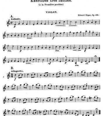 خرید و دانلود نسخه کامل کتاب Exercises tres faciles. Violon