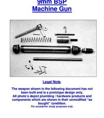 خرید و دانلود نسخه کامل کتاب Expedient Homemade Firearms: The 9mm BSP Sub-Machine Gun