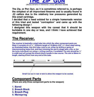 خرید و دانلود نسخه کامل کتاب Expedient Homemade Firearms: The Zip Gun