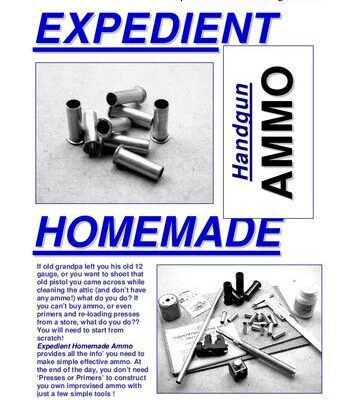 خرید و دانلود نسخه کامل کتاب Expedient Homemade Handgun Ammo