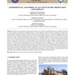 خرید و دانلود نسخه کامل کتاب Experimental and model scale tests of RPG propulsion and TIMPACT