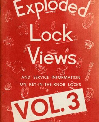 خرید و دانلود نسخه کامل کتاب Exploded Lock Views Volume 3 – No. 725