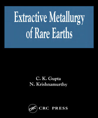 خرید و دانلود نسخه کامل کتاب Extractive Metallurgy of Rare Earths