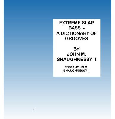 خرید و دانلود نسخه کامل کتاب Extreme Slap Bass. A Dictionary Of Grooves