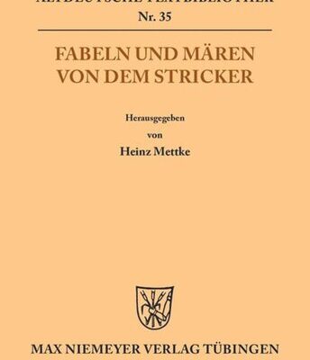 خرید و دانلود نسخه کامل کتاب Fabeln und Mären von dem Stricker