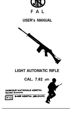 خرید و دانلود نسخه کامل کتاب FAL Users Manual. Light Automatic Rifle. 7,62 mm