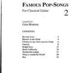 خرید و دانلود نسخه کامل کتاب Famous Pop-Songs for Classical Guitar 02