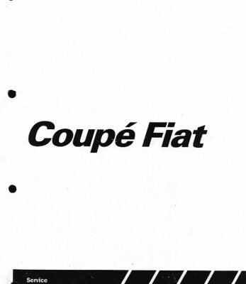 خرید و دانلود نسخه کامل کتاب Fiat Coupe Workshop Manual