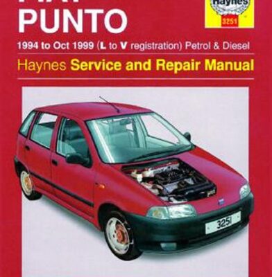 خرید و دانلود نسخه کامل کتاب Fiat Punto 1994-1999 Service and Repair Manual