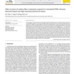 خرید و دانلود نسخه کامل کتاب Fiber erosion of carbon fiber composite exposed to simulated ITER-relevant thermal impact by high-intensity pulsed ion beam
