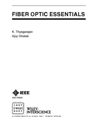 خرید و دانلود نسخه کامل کتاب Fiber Optic Essentials