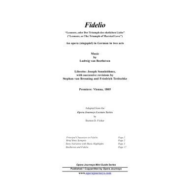 خرید و دانلود نسخه کامل کتاب Fidelio