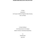خرید و دانلود نسخه کامل کتاب Finite element analysis and modeling of a 9.65mm (0.38cal) lead round nose ballistic gelatin test