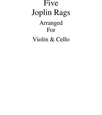 خرید و دانلود نسخه کامل کتاب Five Joplin Rags