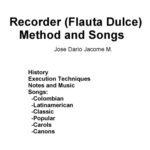 خرید و دانلود نسخه کامل کتاب Flauta Dulce – Recorder – Classic and South American Songs