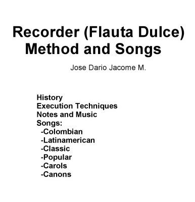 خرید و دانلود نسخه کامل کتاب Flauta Dulce – Recorder – Classic and South American Songs