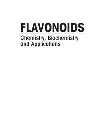 خرید و دانلود نسخه کامل کتاب Flavonoids. Chemistry, Biochemistry and Applications