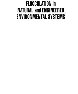 خرید و دانلود نسخه کامل کتاب Flocculation in Natural and Engineered Environmental Systems
