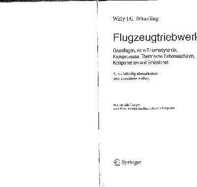 خرید و دانلود نسخه کامل کتاب Flugzeugtriebwerke: Grundlagen, Aero-Thermodynamik, Kreisprozesse, Thermische Turbomaschinen, Komponenten- Und Emissionen