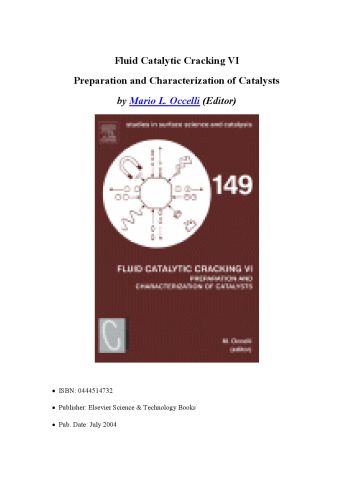 خرید و دانلود نسخه کامل کتاب Fluid Catalytic Cracking VIPreparation and Characterization of Catalysts, Proceedings of the 6th International Symposium in Fluid Cracking Catalysts (FCCs)_68ea2a65b6a7c.jpeg خرید و دانلود نسخه کامل کتاب Fluid Catalytic Cracking VIPreparation and Characterization of Catalysts, Proceedings of the 6th International Symposium in Fluid Cracking Catalysts (FCCs)