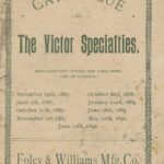 خرید و دانلود نسخه کامل کتاب Foley & Williams Mfg. Co. – Catalogue of the Victor Specialties 1890