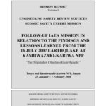خرید و دانلود نسخه کامل کتاب FOLLOW-UP IAEA MISSION IN RELATION TO THE FINDINGS AND LESSONS LEARNED FROM THE 16 JULY 2007 EARTHQUAKE AT KASHIWAZAKI-KARIWA NPP