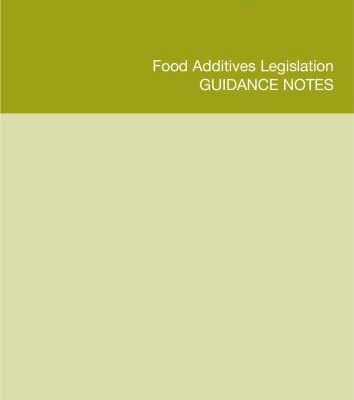 خرید و دانلود نسخه کامل کتاب Food additives legislation. Guidance notes
