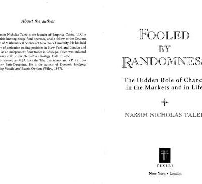 خرید و دانلود نسخه کامل کتاب Fooled by Randomness: The Hidden Role of Chance in the Markets and in Life