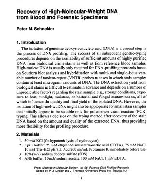 خرید و دانلود نسخه کامل کتاب Forensic DNA Profiling Protocols