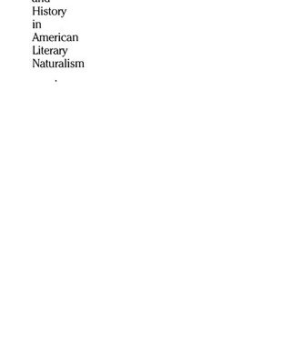 خرید و دانلود نسخه کامل کتاب Form and History in American Literary Naturalism